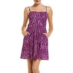 Lilly Pulitzer Gigi Giraffe Print Anna Lynne Dress Smocked Back